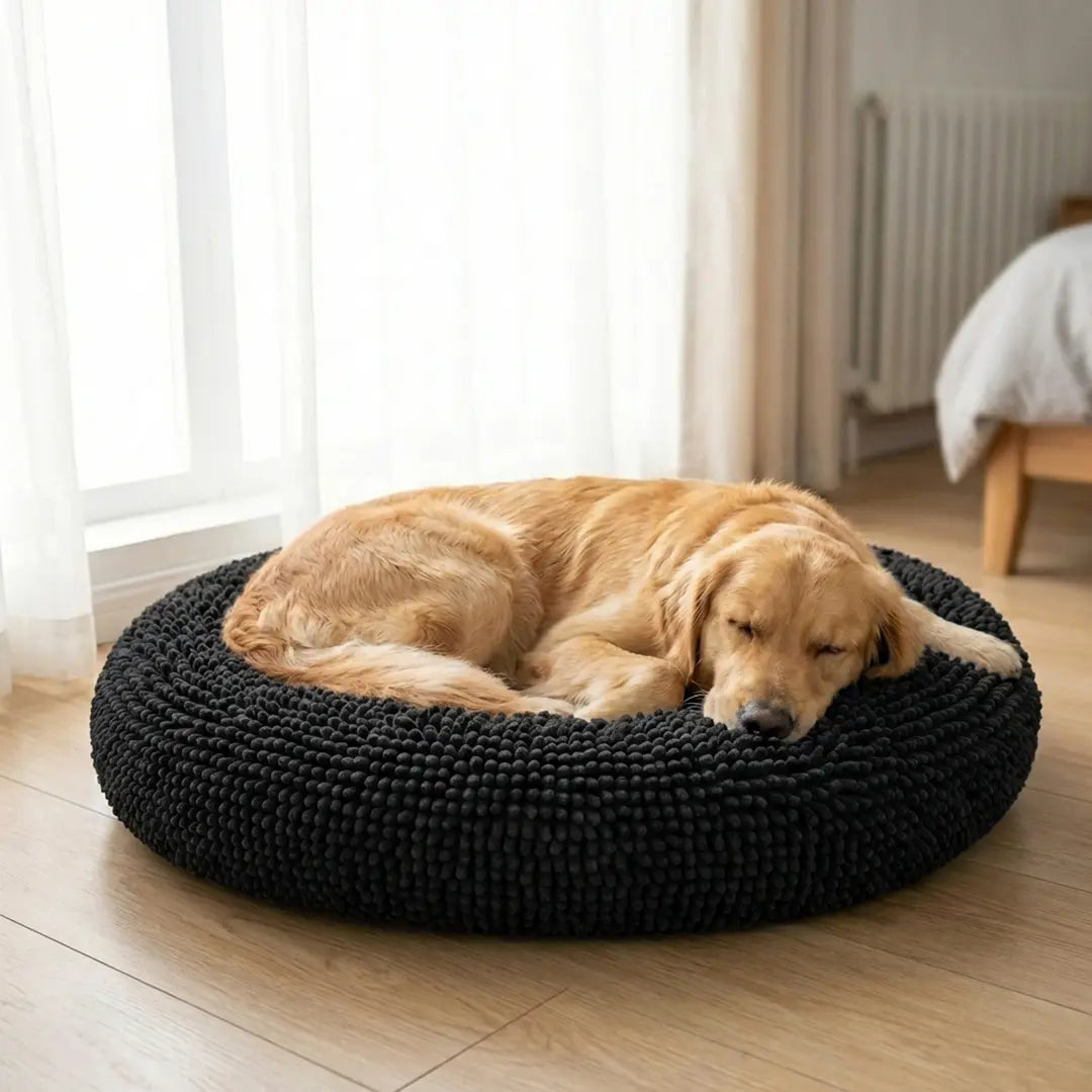 Muddy Mat Cloud K-9 Chenille Pet Bed - Round