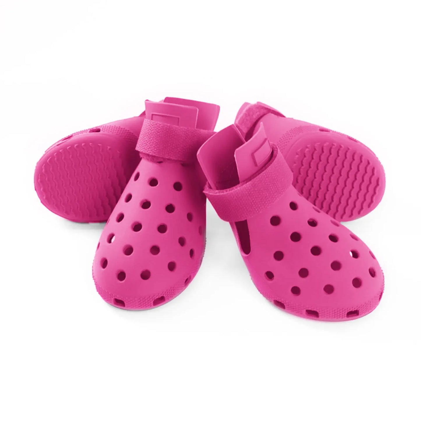 Set of 4 Non-Slip Outdoor Dog Shoes — Paw Protection Footwear for All Seasons. Breathable, Heat-Resistant, Stain-Resistant, and Non-Slip, Featuring Soft Soles for Maximum Grip. Comfortably Protects Paws—Helping Your Dog Stay Happy! (Pet Supplies)
