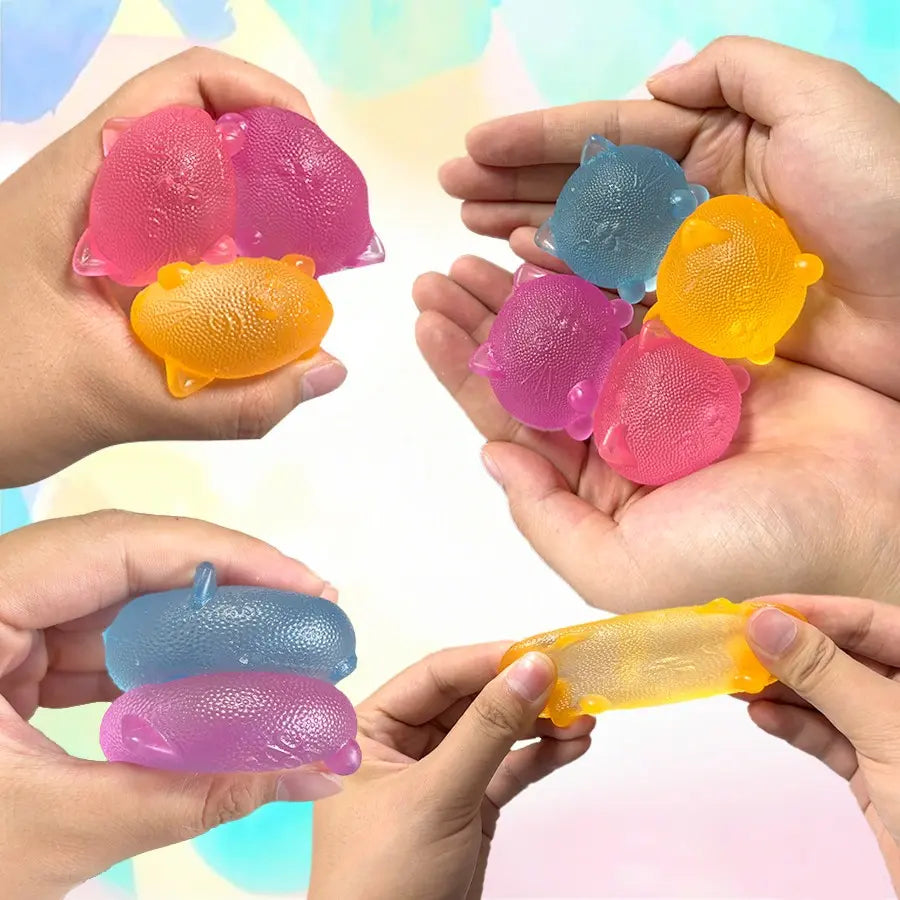Cool Cat Sensory Squeeze Toy, Soft Candy Cat Mini Stress Ball, Relaxing Party Gift, Birthday Present, Stress Relief Toy, Gift Bag Filler, Stress Relief Squishy, Squishable Sensory Play, Squishy Sensory Fidgets